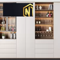 TỦ RƯỢU NGỌC THỊNH TỦ RƯỢU GỖ LAMINATE CHỐNG ẨM